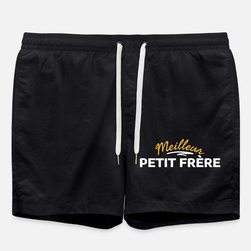 Cousin Frère Avec Motifs Éclatants - Short de bain - noir