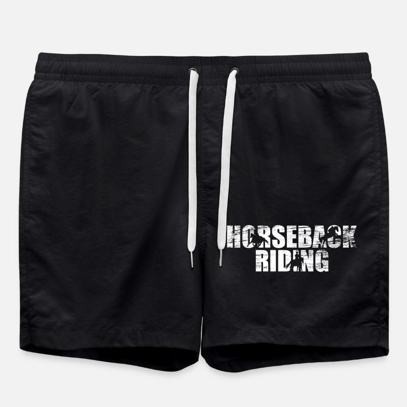 Équitation - Short de bain - noir