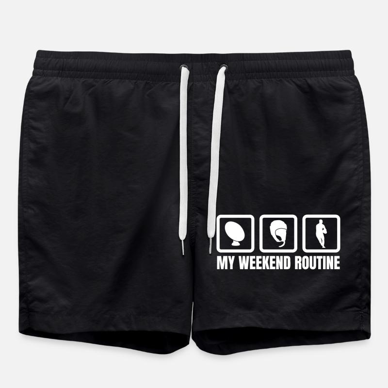 Ma routine du week-end - Short de bain - noir
