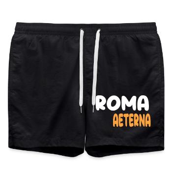 Roma Aeterna - Short de bain - noir - Devant - AI Model Male 185 light (185cm)