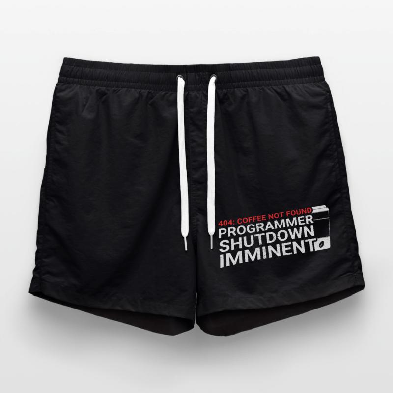 Aus Kaffee Code generieren Programmierer Badeshorts