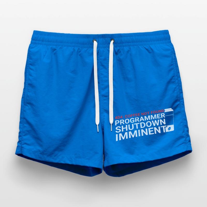 Aus Kaffee Code generieren Programmierer Badeshorts
