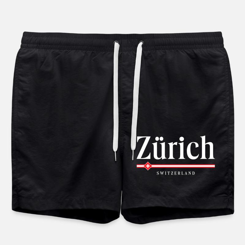 Zurich, Suisse - Short de bain - noir