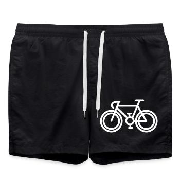 Vélo Vélo de route Gravel SInglespeed Track Bike Logo - Short de bain - noir - Devant - AI Model Male 185 light (185cm)