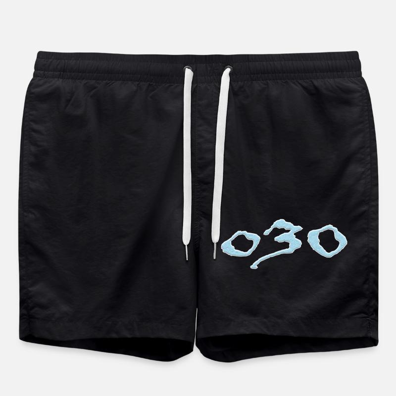 030 Exclusif - Short de bain - noir