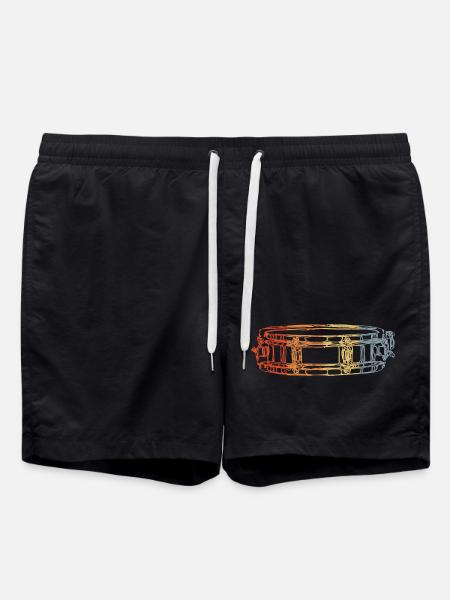 Marching Drum - Swim Trunks - black