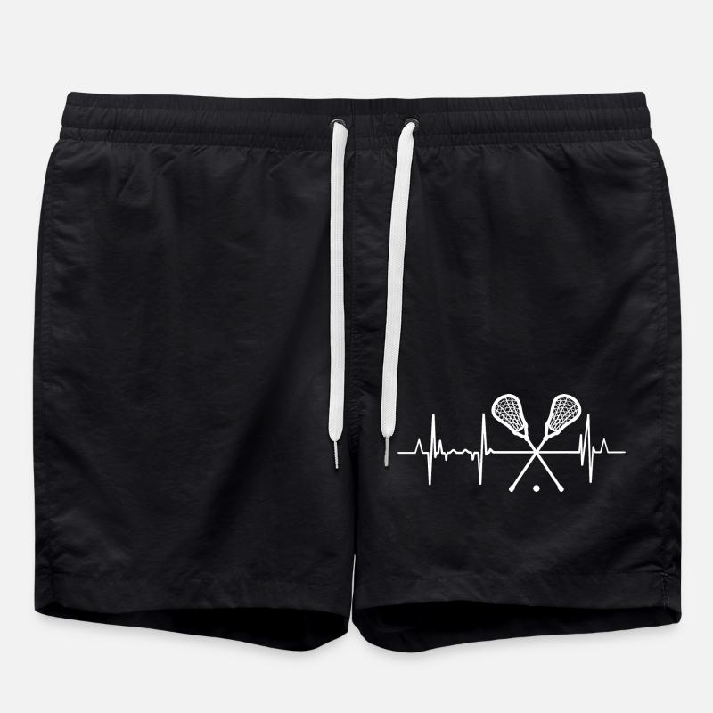 Lacrosse Herzschlag - Badeshorts - Schwarz