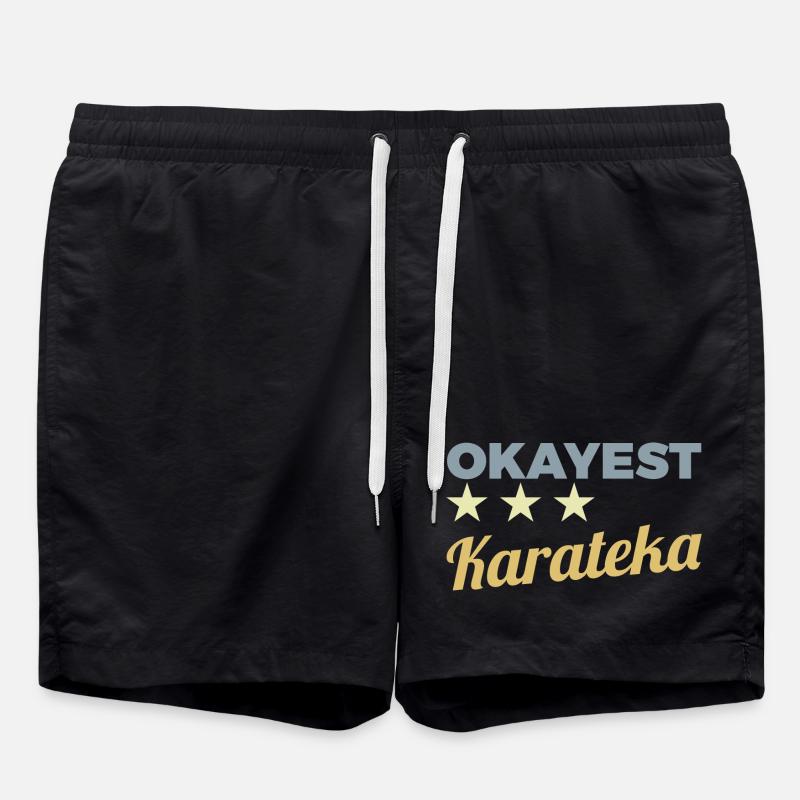 Okayest Karateka - Short de bain - noir