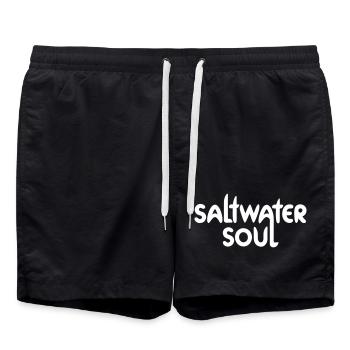 Abstract Design Colorful Energy - Swim Trunks - black - Front - AI Model Male 185 light (185cm)