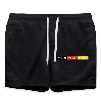 Made in Germany - Swim Trunks - black - Front - AI Model Male 185 light (185cm)