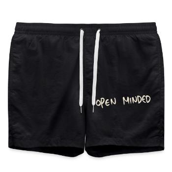 Open minded - Badeshorts - Schwarz - Vorne - AI Model Male 185 light (185cm)