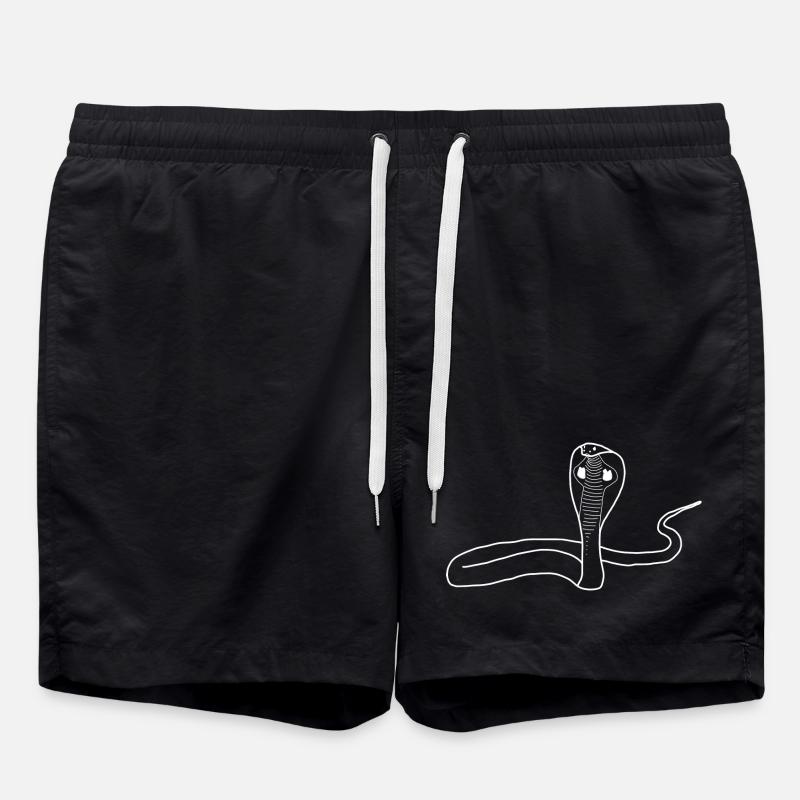 Cobra lineart - Short de bain - noir