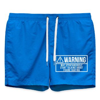 Figure Skater - Swim Trunks - cobalt blue - Front