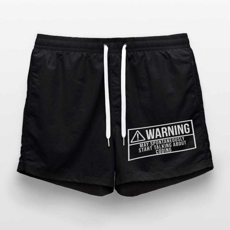 Coding Swim Trunks