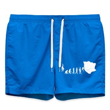 Evolution to Adventure Silhouette - Swim Trunks - cobalt blue - Front