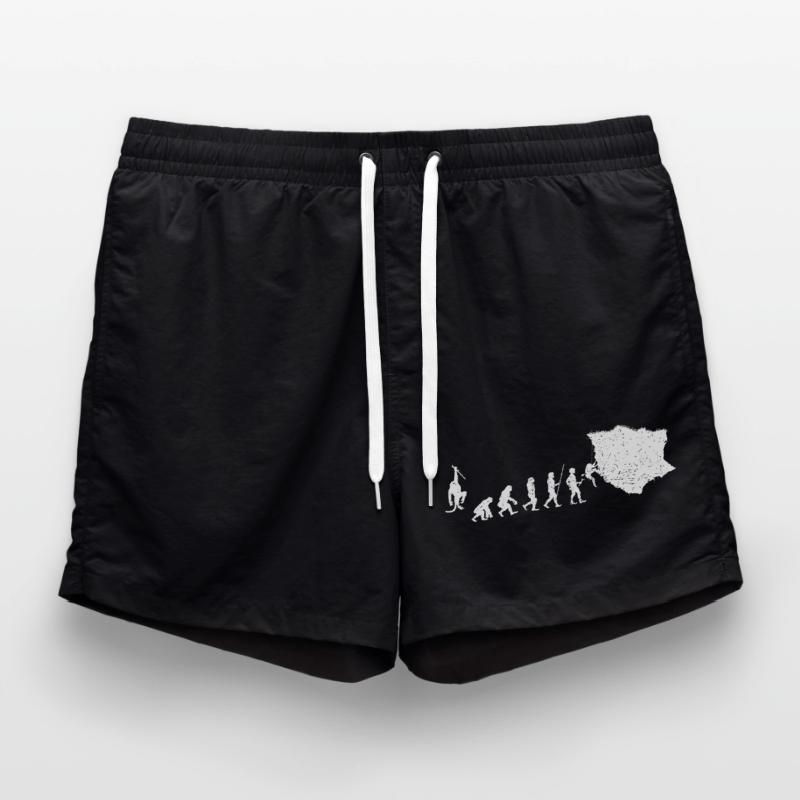 Silhouette de l’évolution à l’aventure Short de bain