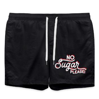 Message Anti-Sügar Clignotant Passion - Short de bain - noir - Devant - AI Model Male 185 light (185cm)