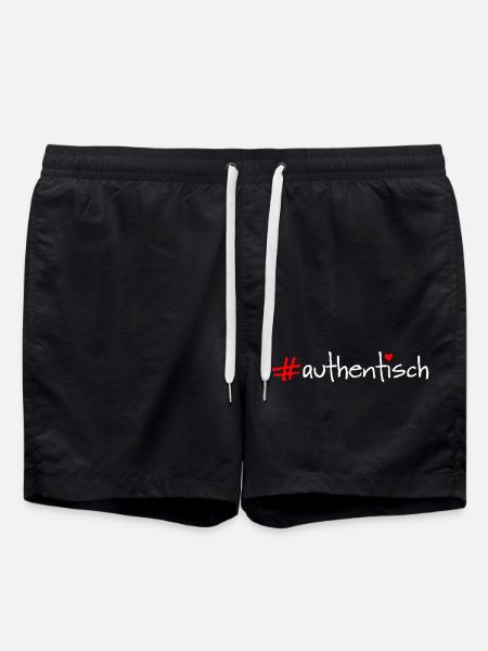 authentisch - Badeshorts - Schwarz