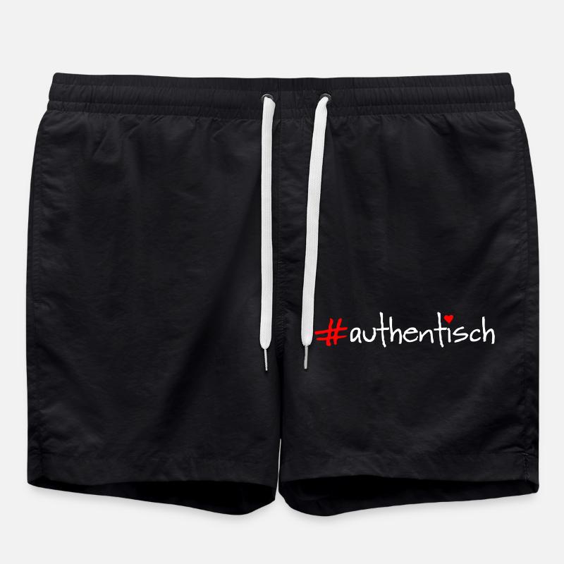 authentisch - Badeshorts - Schwarz