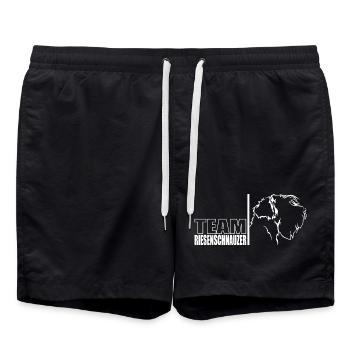 TEAM Giant Schnauzer Dog Dog Wilsigns - Swim Trunks - black - Front - AI Model Male 185 light (185cm)