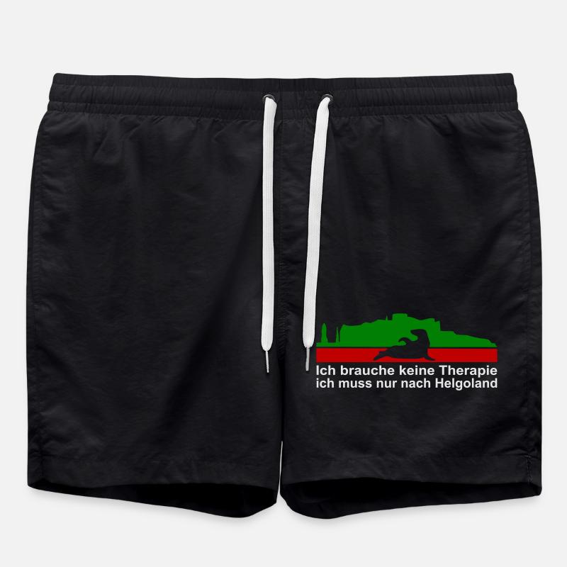 Helgoland - Badeshorts - Schwarz
