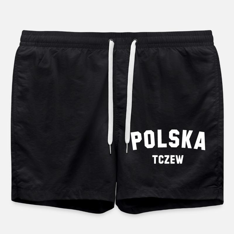 TCZEW Polska Pologne - Short de bain - noir