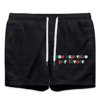 Espresso Italie Italie - Short de bain - noir - Devant - AI Model Male 185 light (185cm)