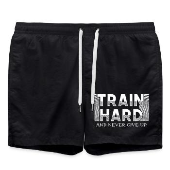 Training - Swim Trunks - black - Front - AI Model Male 185 light (185cm)