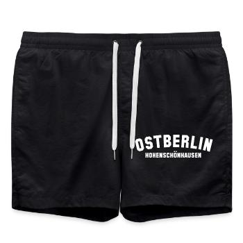 HOHENSCHÖNHAUSEN, Berlin - Short de bain - noir - Devant - AI Model Male 185 light (185cm)