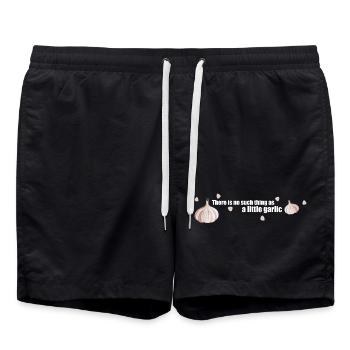 Il n’y a pas d’ail - Short de bain - noir - Devant - AI Model Male 185 light (185cm)