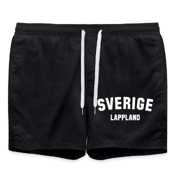LAPLAND Sverige Sweden Sweden - Swim Trunks - black - Front - AI Model Male 185 light (185cm)