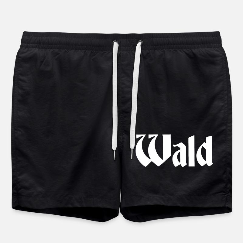 Forêt - Short de bain - noir