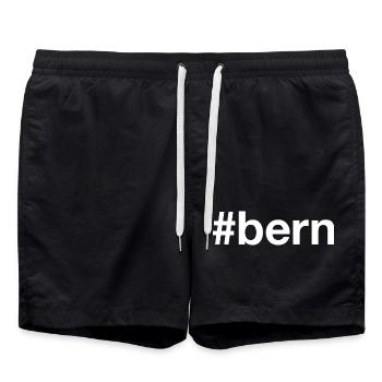BERNE Hashtag Suisse Suisse - Short de bain - noir - Devant - AI Model Male 185 light (185cm)