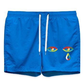 Ton ignorance me fait pleurer - Short de bain - cobalt blue - Devant