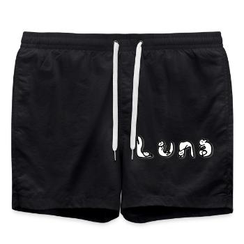 Luna - Short de bain - noir - Devant - AI Model Male 185 light (185cm)