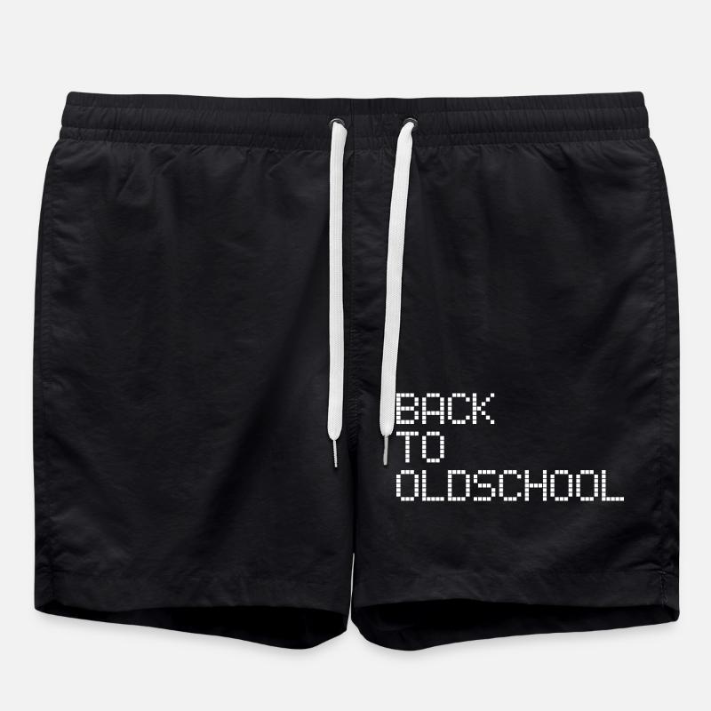 Oldschool - Swim Trunks - black