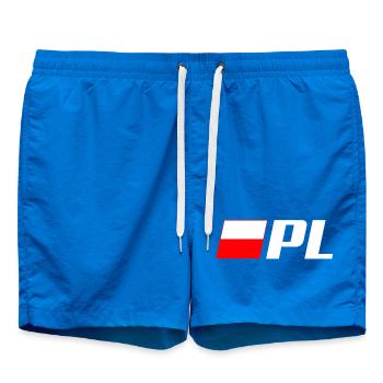 Drapeau PL POLOGNE POLOGNE [LARGE] - Short de bain - cobalt blue - Devant