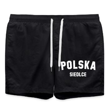 SIEDLCE Polska Poland Polen - Badeshorts - Schwarz - Vorne - AI Model Male 185 light (185cm)