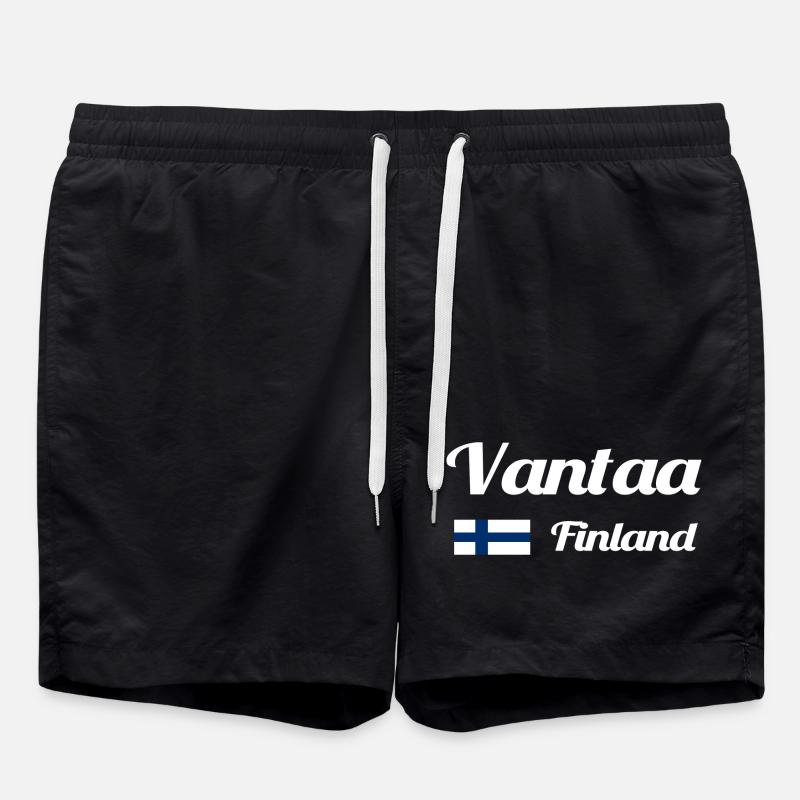 Vantaa Finlande Imprimer - Short de bain - noir