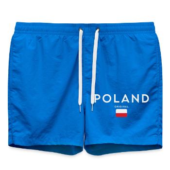 Drapeau de la Pologne, fierté polonaise - Short de bain - cobalt blue - Devant