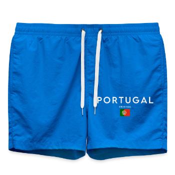 Drapeau du Portugal, fierté portugaise - Short de bain - cobalt blue - Devant