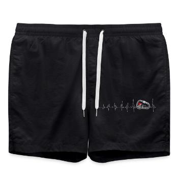 Anneau de battement de cœur Love Pulse - Short de bain - noir - Devant - AI Model Male 185 light (185cm)