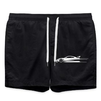 Tuning Logo Voiture de sport - Short de bain - noir - Devant - AI Model Male 185 light (185cm)