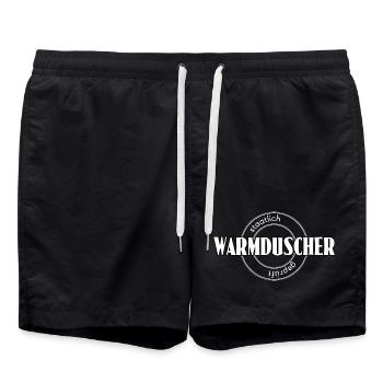 Warmduscher - Badeshorts - Schwarz - Vorne - AI Model Male 185 light (185cm)