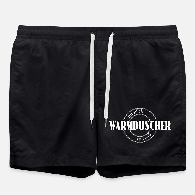 Warmduscher - Badeshorts - Schwarz
