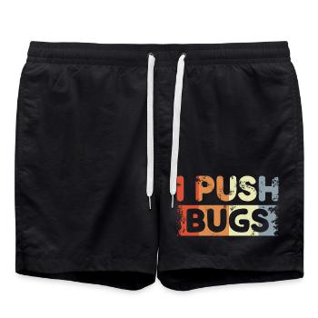 Lustiger Entwickler Witz - Badeshorts - Schwarz - Vorne - AI Model Male 185 light (185cm)