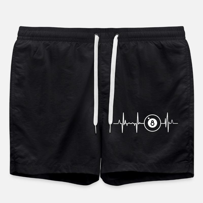 Billiards Heart palpitations - Swim Trunks - black