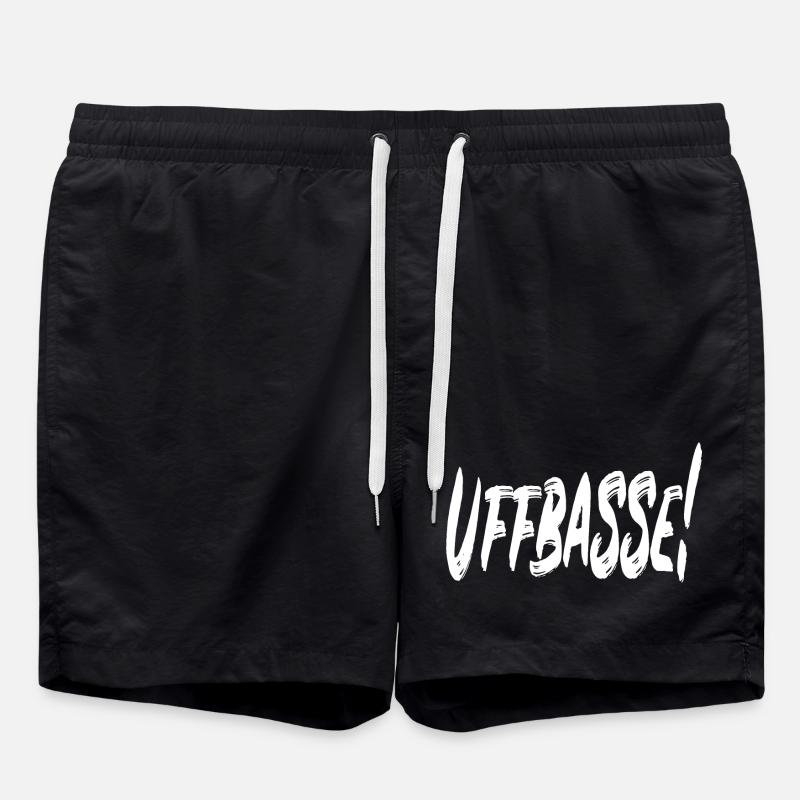 Uffbasse! - Badeshorts - Schwarz