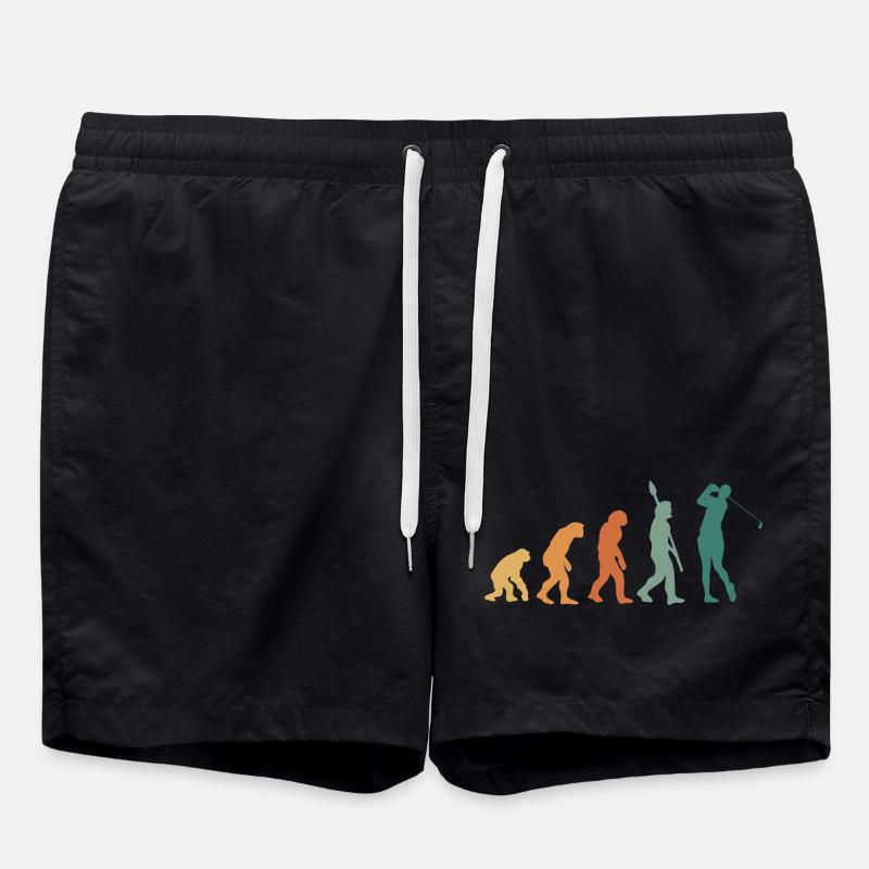 Evolution Golf Retro - Swim Trunks - black