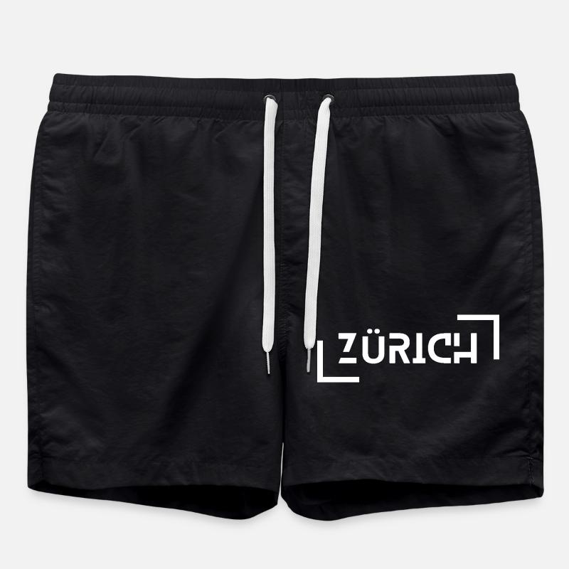 Zürich - Badeshorts - Schwarz